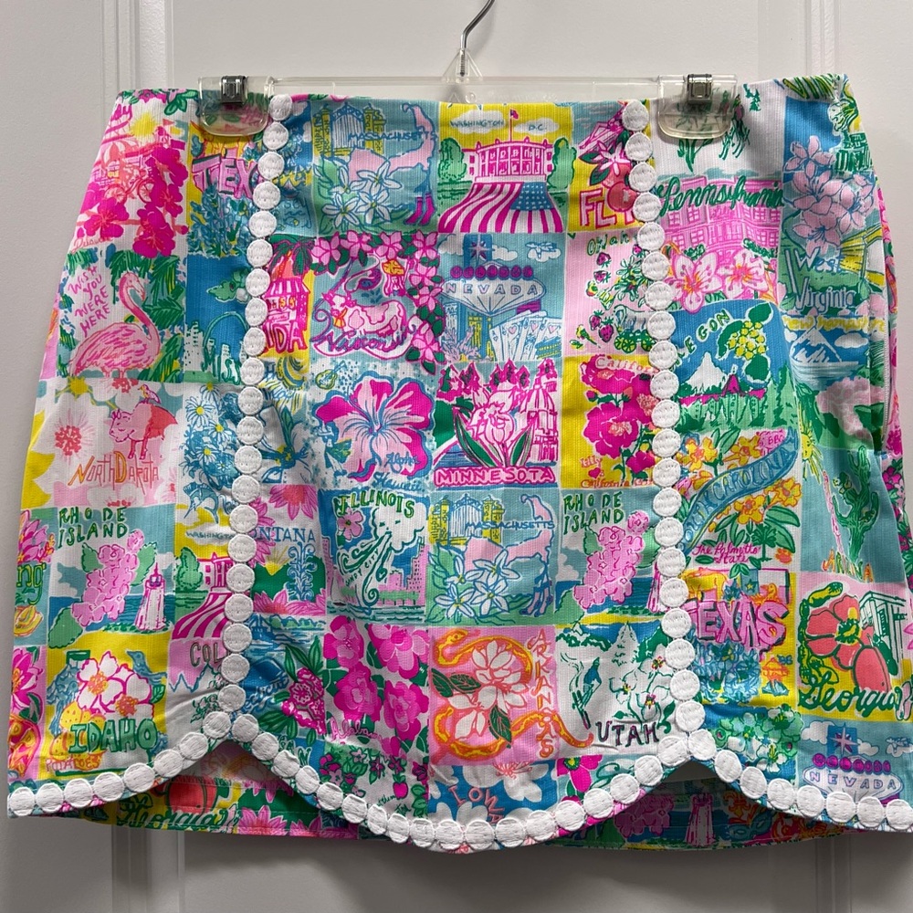 Lilly Pulitzer State of Mind Skort NWT - Picture 2 of 6